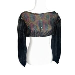 Vtg California costume collection crop top sz m